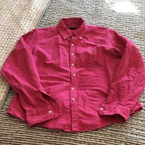 Ralph Lauren raspberry shirt